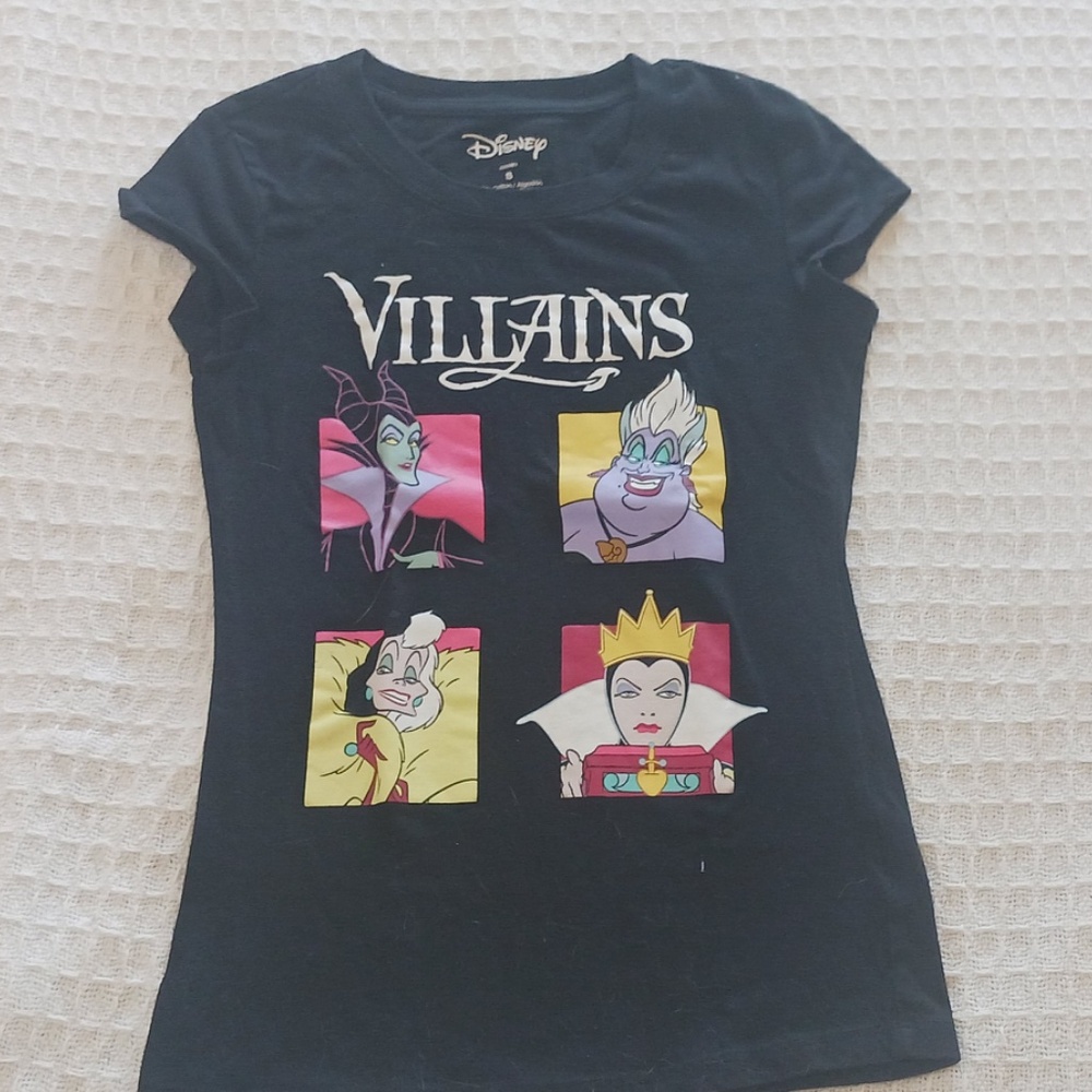 Disney female villains black t-shirt Women's S